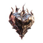 Burning Hearts Stickers