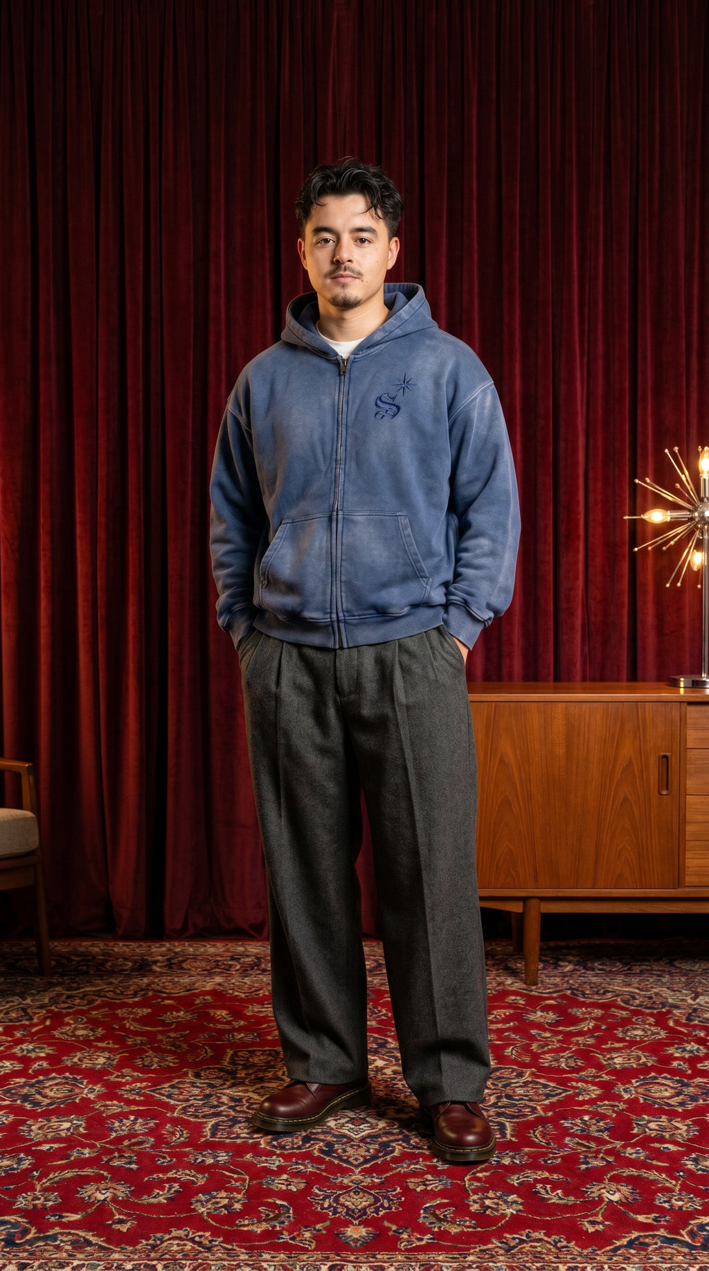 Salt & Light Hoodie - Vintage Blue